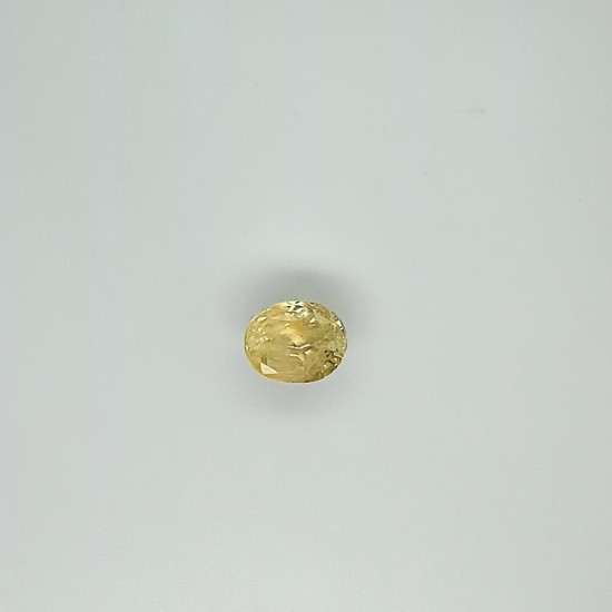 Yellow Sapphire (Pukhraj) 6.61 Ct gem quality Yellow Sapphire (Pukhraj) 6.61 Ct gem quality